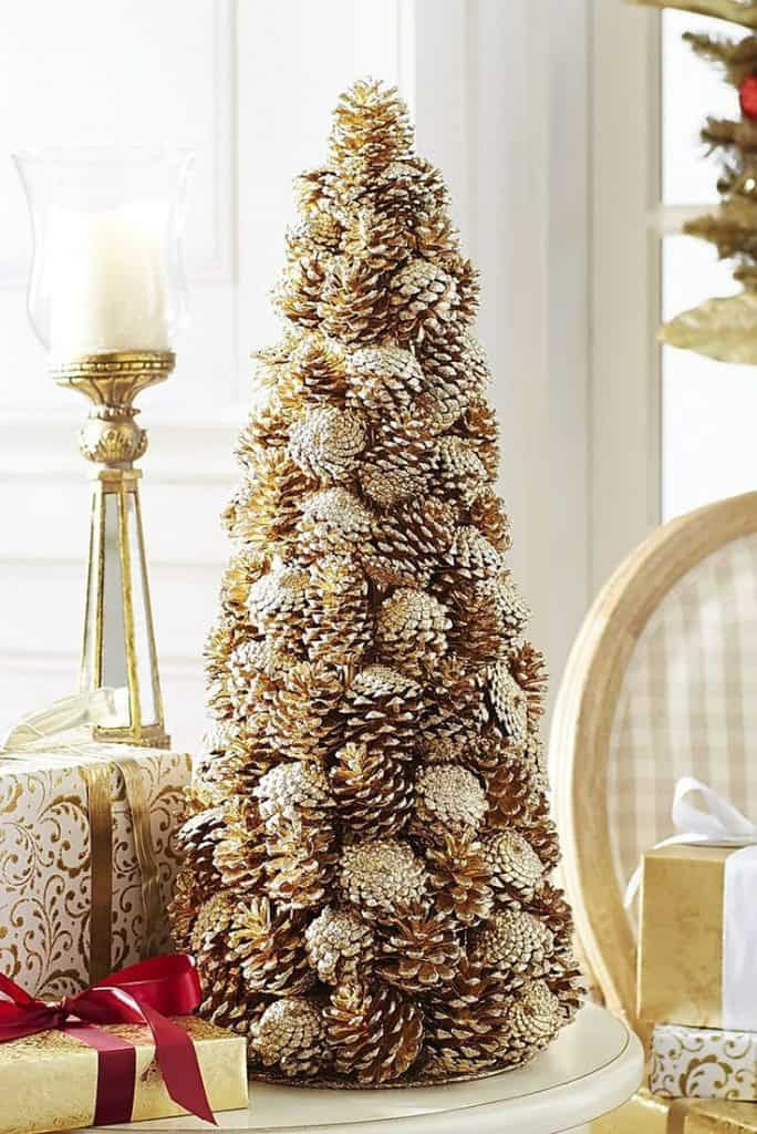DIY Christmas Tree Cone
 13 Holiday Pine Cone Craft Ideas