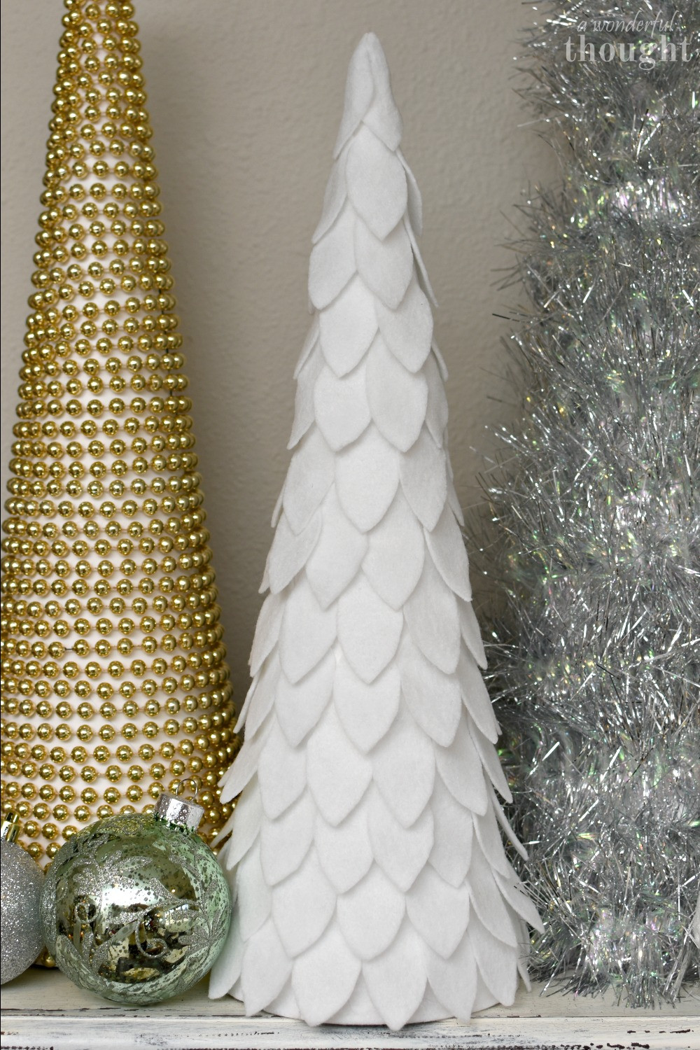 DIY Christmas Tree Cone
 DIY Cone Christmas Trees A Wonderful Thought