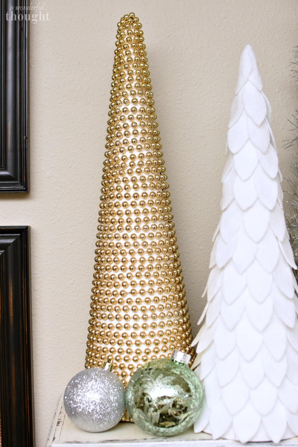 DIY Christmas Tree Cone
 DIY Cone Christmas Trees A Wonderful Thought