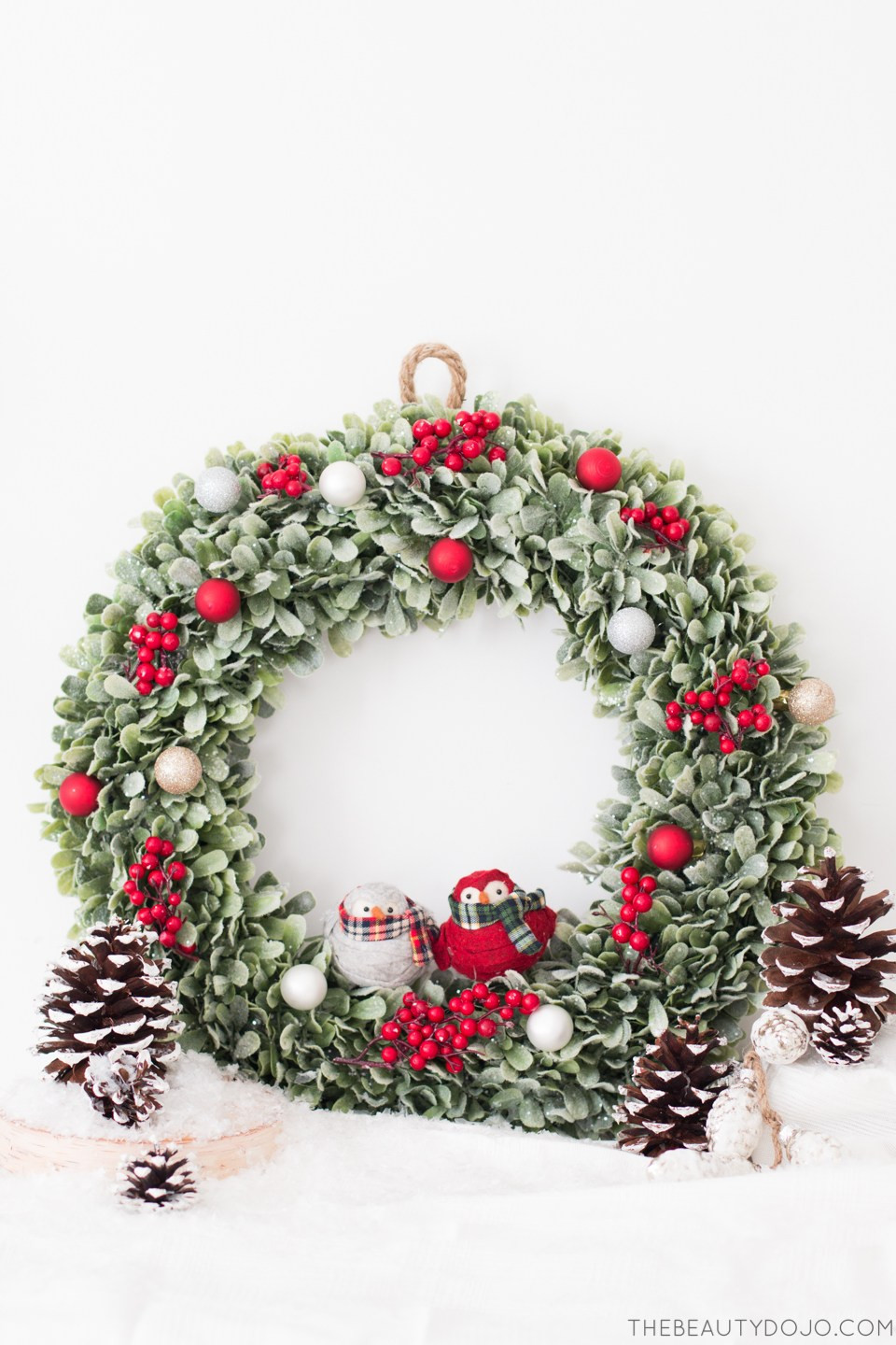 DIY Christmas Wreath
 DIY Christmas Wreath The Beautydojo