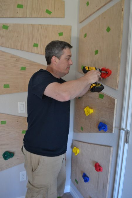 DIY Climbing Wall For Kids
 Do It Yourself Climbing Wall The Created Home