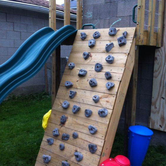 DIY Climbing Wall For Kids
 DIY climbing wall this would be a great idea for Jeff