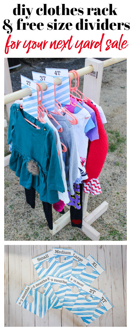 DIY Clothing Rack For Yard Sale
 DIY Clothes Rack for Garage Sales and Yard Sales