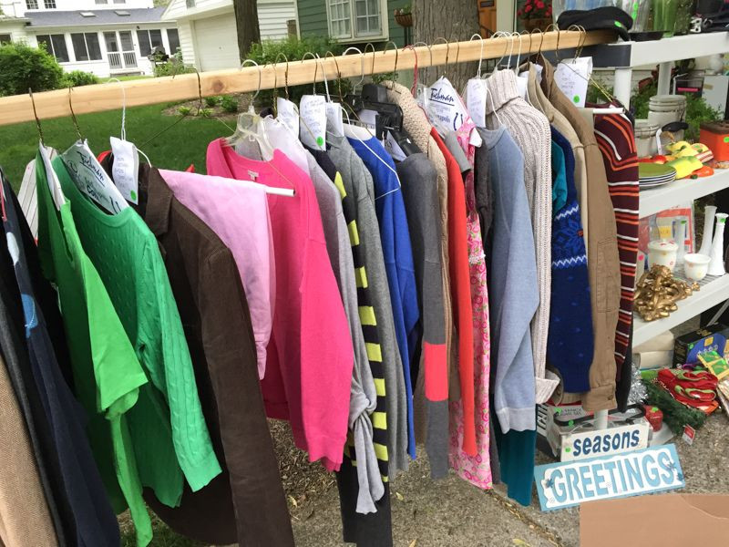 DIY Clothing Rack Garage Sale
 Yard Sale Tips & Tricks How We Made $1549