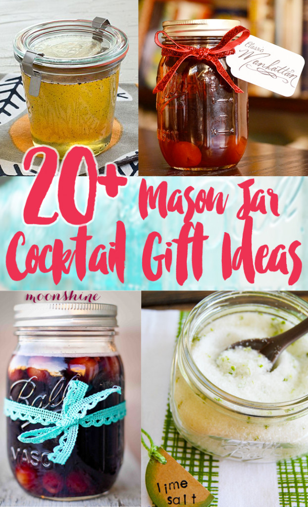 DIY Cocktail Gifts
 20 DIY Cocktail Mason Jar Gift Ideas Frugal Beautiful