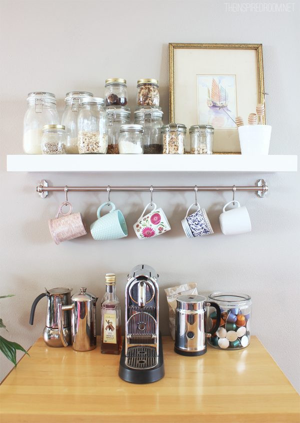 DIY Coffee Mug Rack
 Best of the Best Kitchen Ideas The Inspired Room