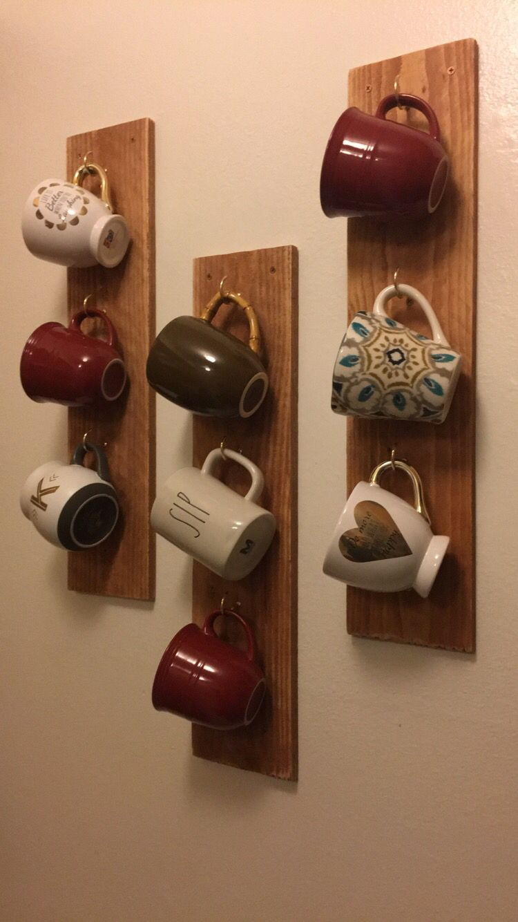 DIY Coffee Mug Rack
 Diy Cup Holder Ideas Are Functional And Inspiring