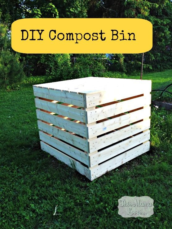 DIY Compost Bins Wood
 DIY post Bin