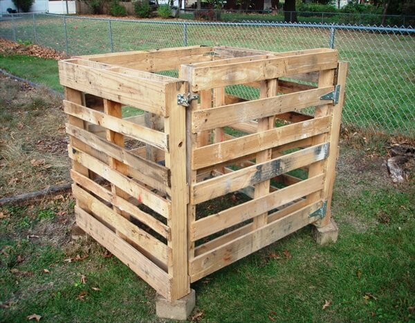 DIY Compost Bins Wood
 How to Build a post Bin out of Wooden Pallets