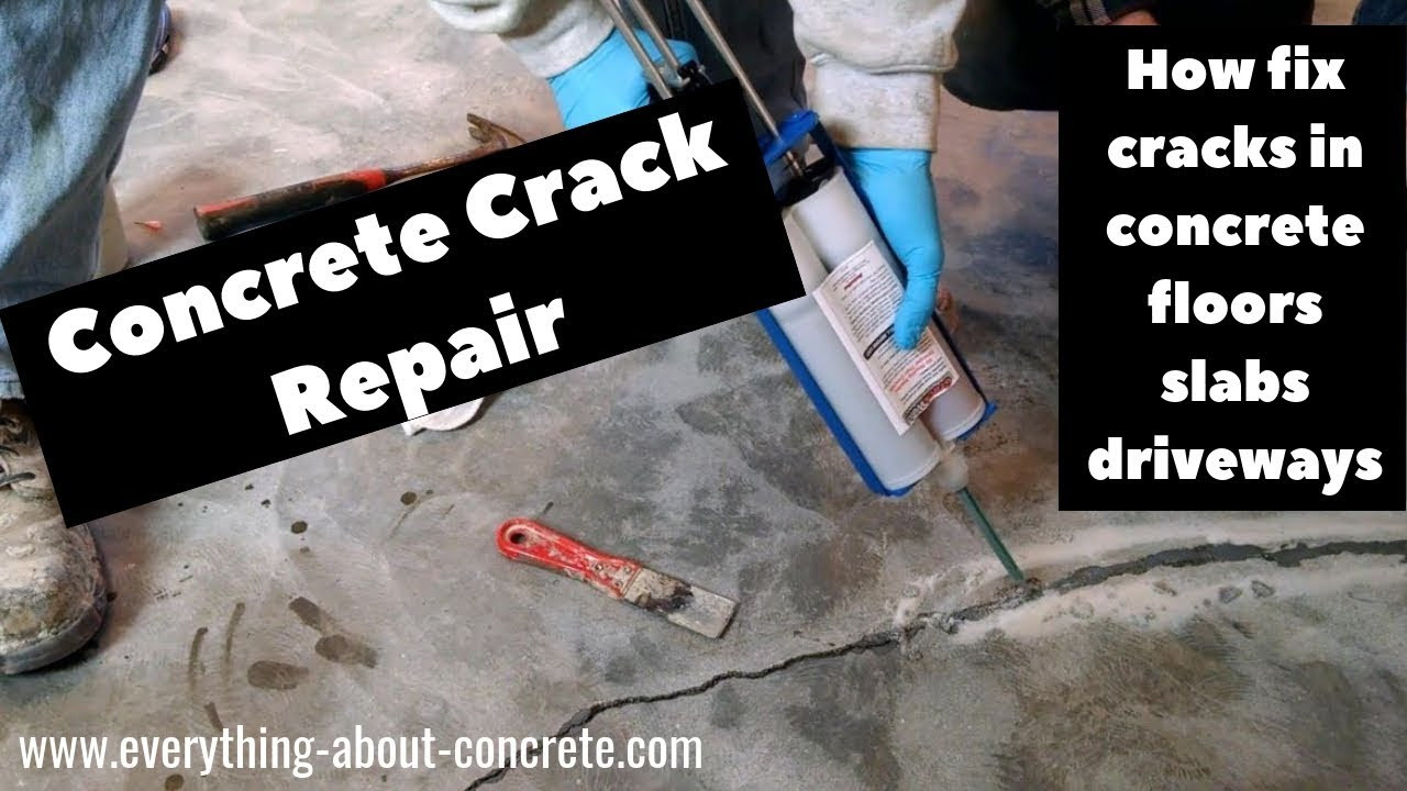 DIY Concrete Crack Repair
 Concrete Crack Repair How to fix cracks in concrete DIY