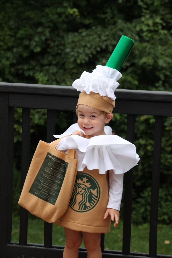 DIY Costumes Kids
 Halloween costume Frappuccino Coffee Kid s Costume