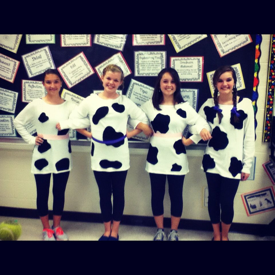 DIY Cow Costume For Adults
 A Southern Kind of Lovin DIY Cow Costume Ideas