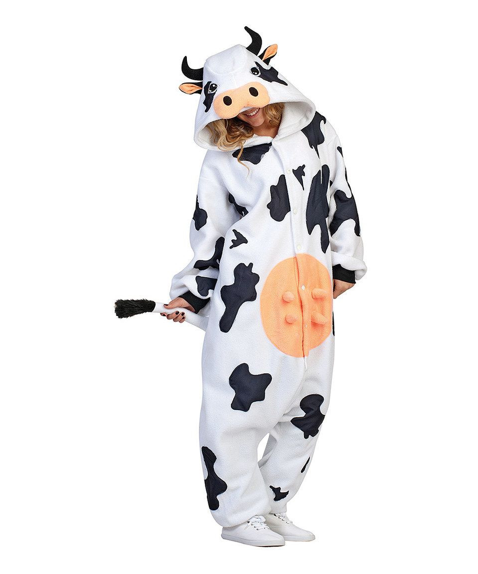 DIY Cow Costume For Adults
 Look at this zulilyfind White Casey the Cow Costume