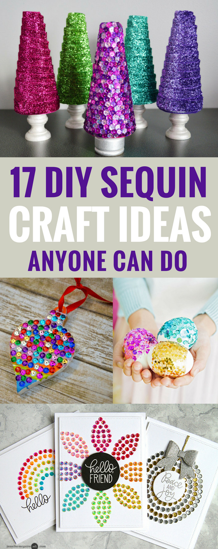 DIY Craft Ideas For Kids
 17 DIY Sequin Crafts Ideas Anyone Can Do