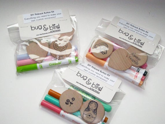 Diy Craft Kits For Kids
 Items similar to DIY Pinback Button Kit Craft Kit for