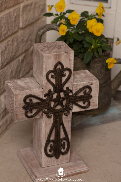 DIY Cross Decor
 DIY Outdoor Wooden Cross Decor The American Patriette