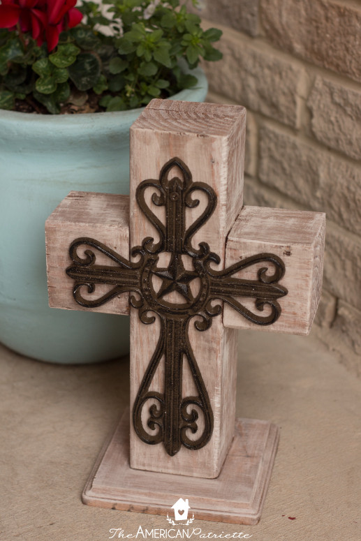 DIY Cross Decor
 DIY Outdoor Wooden Cross Decor The American Patriette