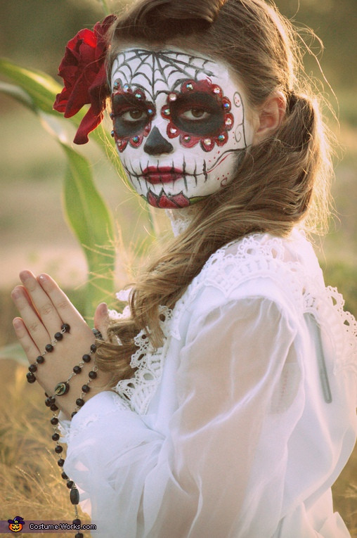 DIY Day Of The Dead Costumes
 Dia de los Muertos Day of the Dead Girl costume 2 3