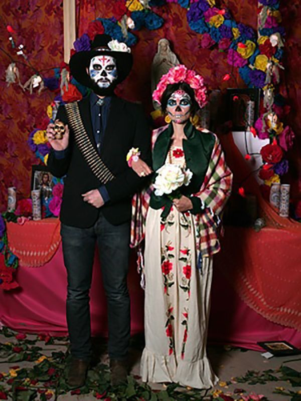 DIY Day Of The Dead Costumes
 Goodwill Halloween DIY Costumes Day of the Dead Dia de