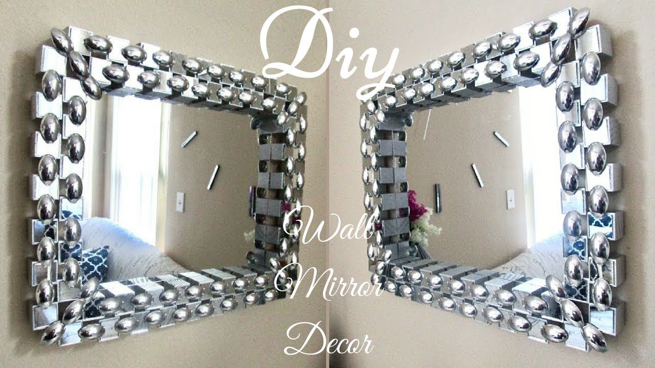 DIY Decorate Mirror Frame
 Diy Unique Dollar Tree Wall Mirror Decor with Depth and