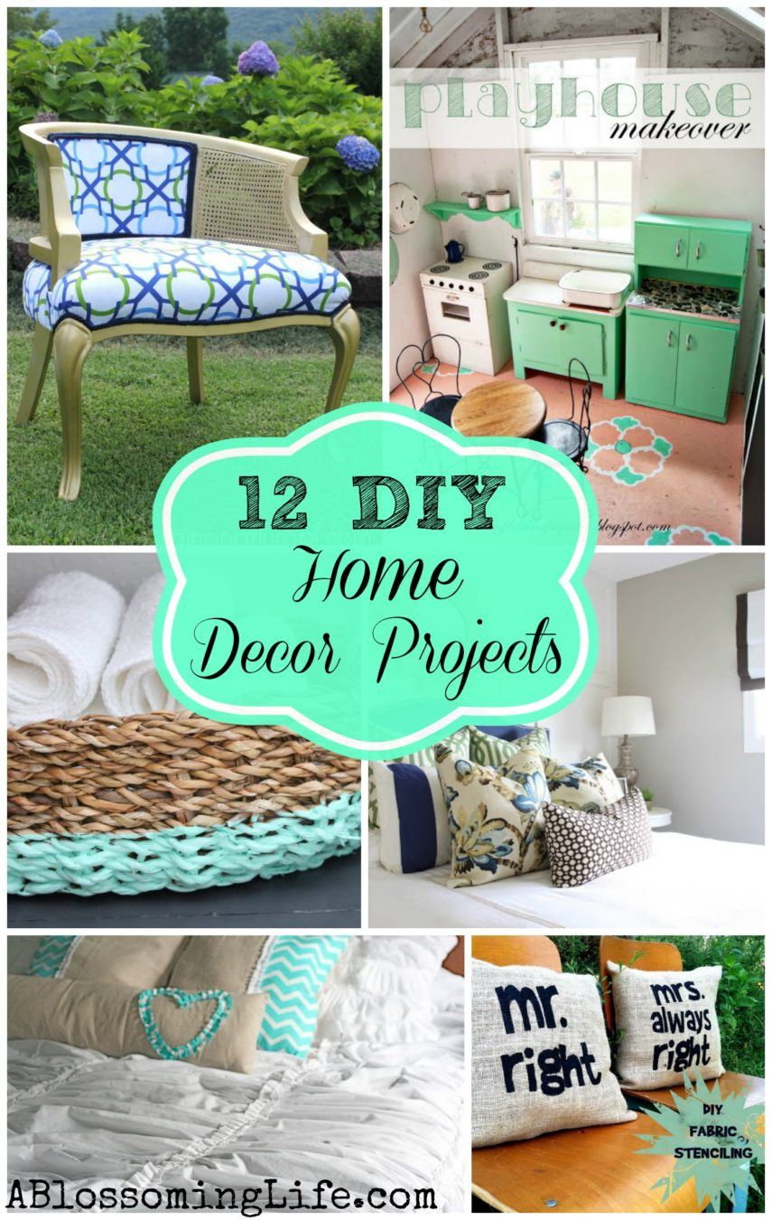 DIY Decorating Projects
 12 Inspiring DIY Home Decor Projects A Blossoming Life