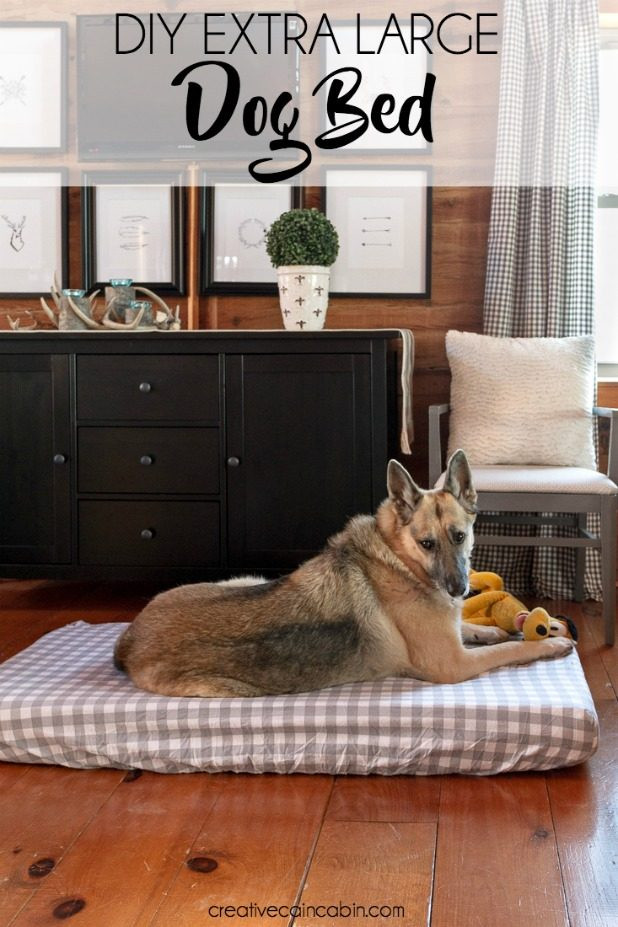 DIY Dog Bed For Big Dogs
 DIY Extra Dog Bed CREATIVE CAIN CABIN Dog Beds and