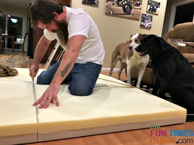 DIY Dog Bed For Big Dogs
 See The DIY No Sew Extra Dog Bed That I Made From A