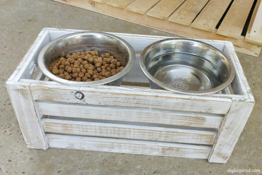 DIY Dog Bowl
 Repurposed DIY Dog Bowl Stand DIY Inspired