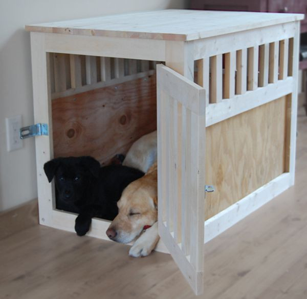 DIY Dog Cages
 Stylish Dog Crates – So Your Cute And Furry Friend Can