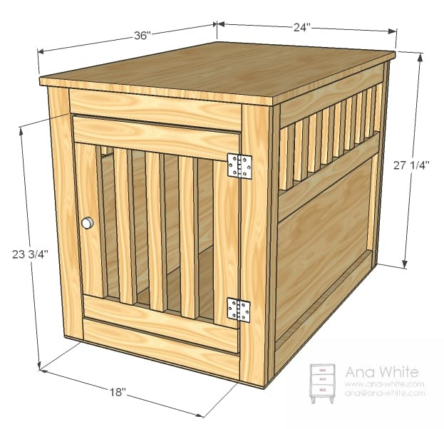 DIY Dog Cages
 DIY Dog Crate Plans 7 Plans For Your Pup s Custom Kennel