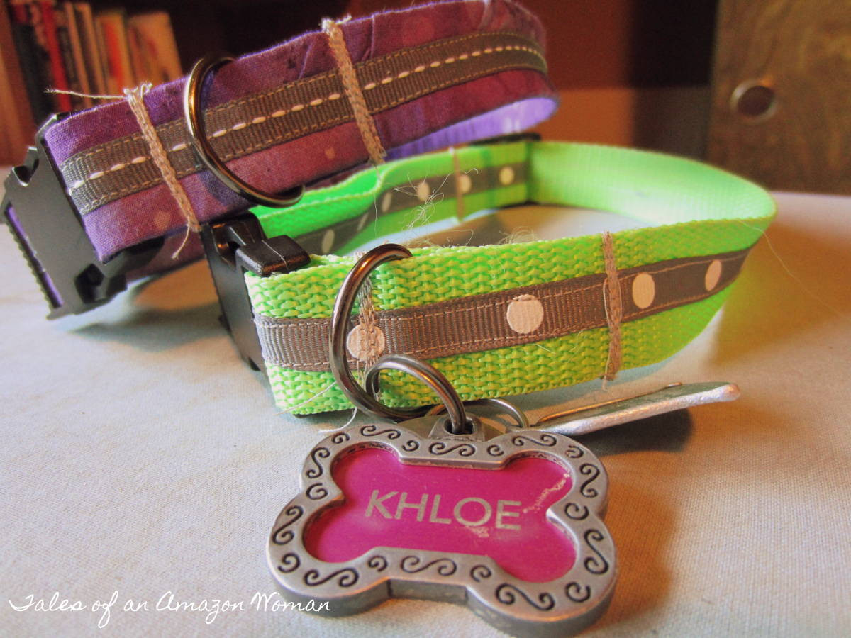 DIY Dog Collars
 Tales of an Amazon Woman in Pink Shoes DIY Dog Collars