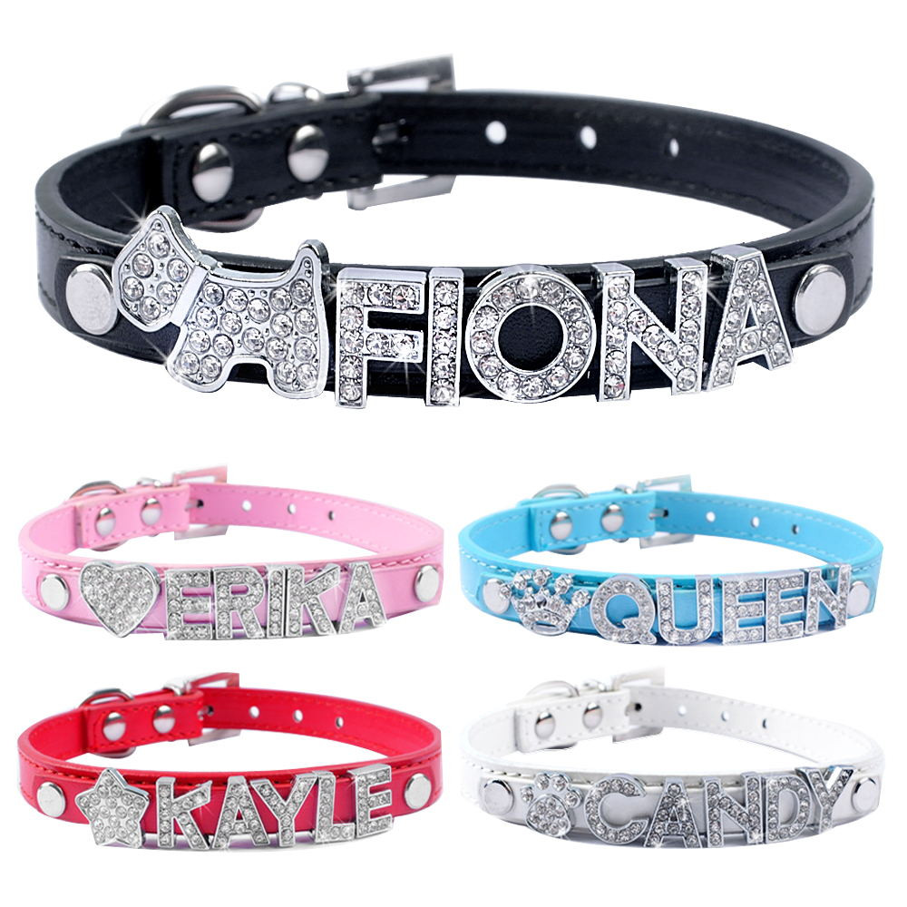 DIY Dog Collars
 Aliexpress Buy 5 Colors Plain Leather Personalized