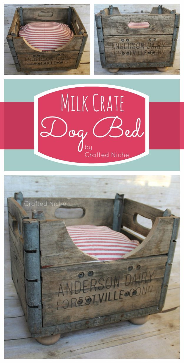 DIY Dog Crate Bed
 31 Creative DIY Dog Beds You Can Make For Your Pup