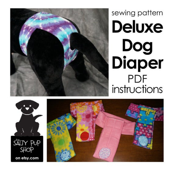 DIY Dog Diapers
 DIY Deluxe Dog Diaper PDF Instructions
