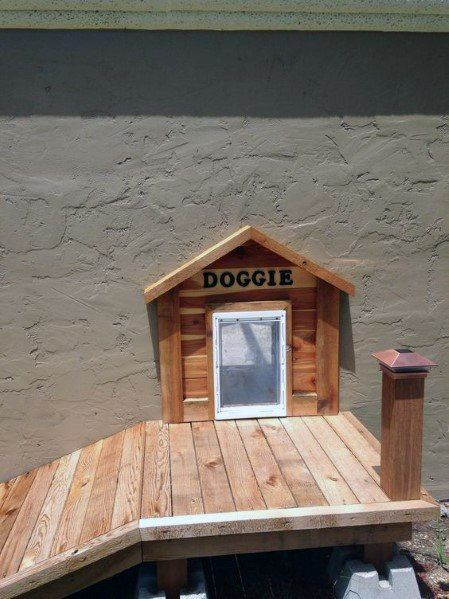 DIY Dog House Door
 Top 50 Best Doggy Door Ideas Canine Convenience Designs