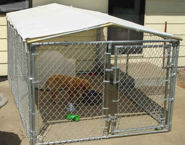 DIY Dog Kennel Roof
 DIY Kennel Cover Kits Dog Kennel Roof Covers