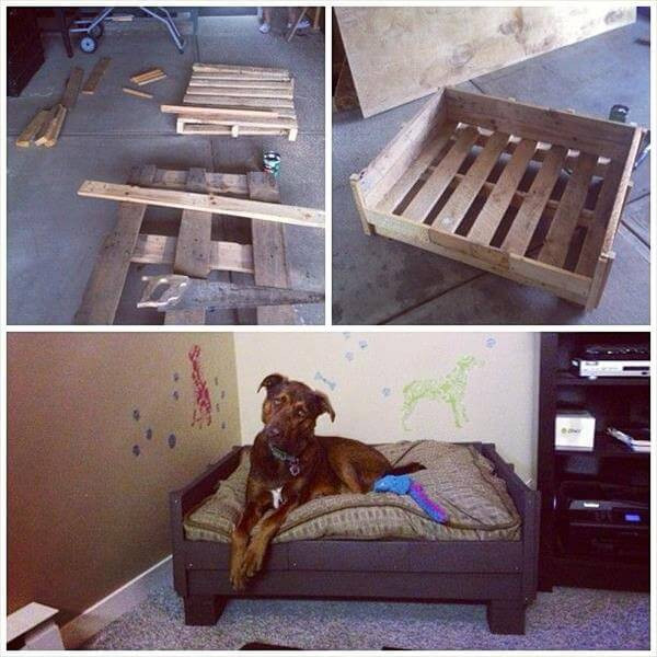 DIY Dog Pallet Bed
 11 DIY Pallet Dog Bed Ideas