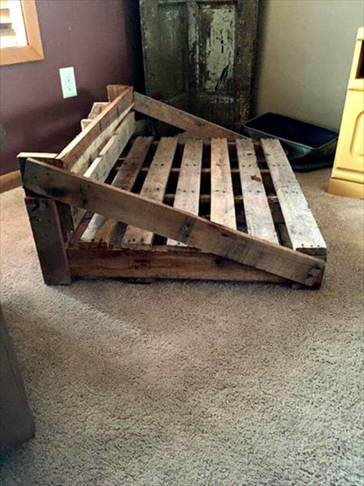 DIY Dog Pallet Bed
 Rustic Dog Bed From the Pallets