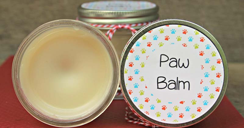 DIY Dog Paw Balm
 Soothing DIY Paw Balm for Dogs with Free Printable Labels