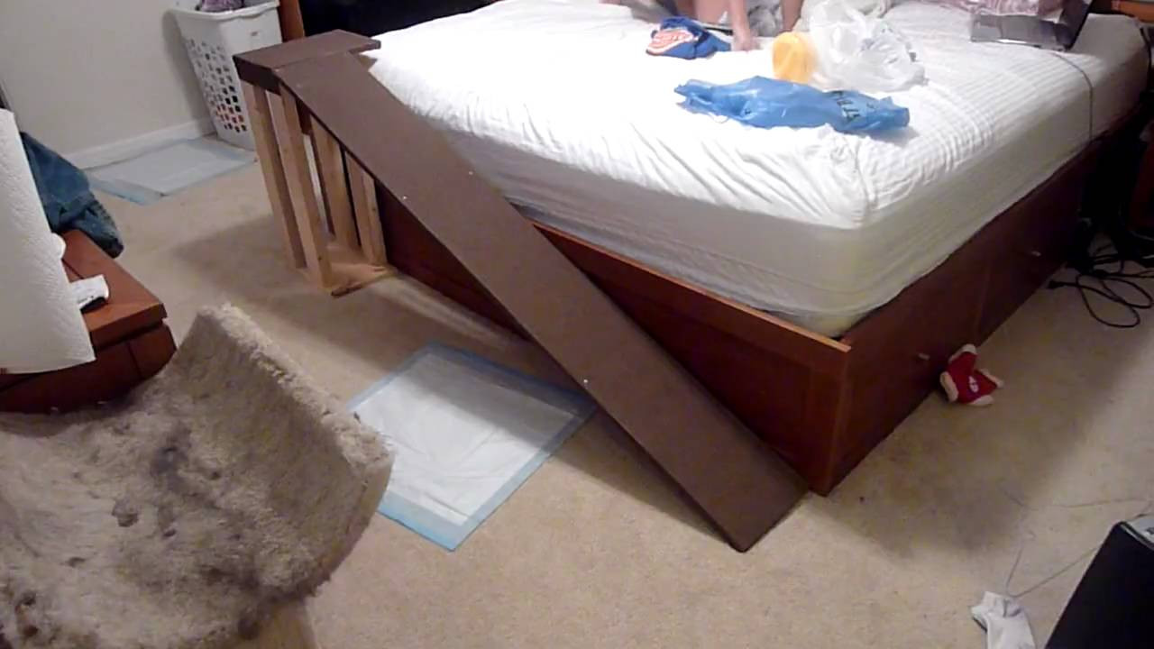 DIY Dog Ramp For High Bed
 Dog Bed Ramp korrectkritters