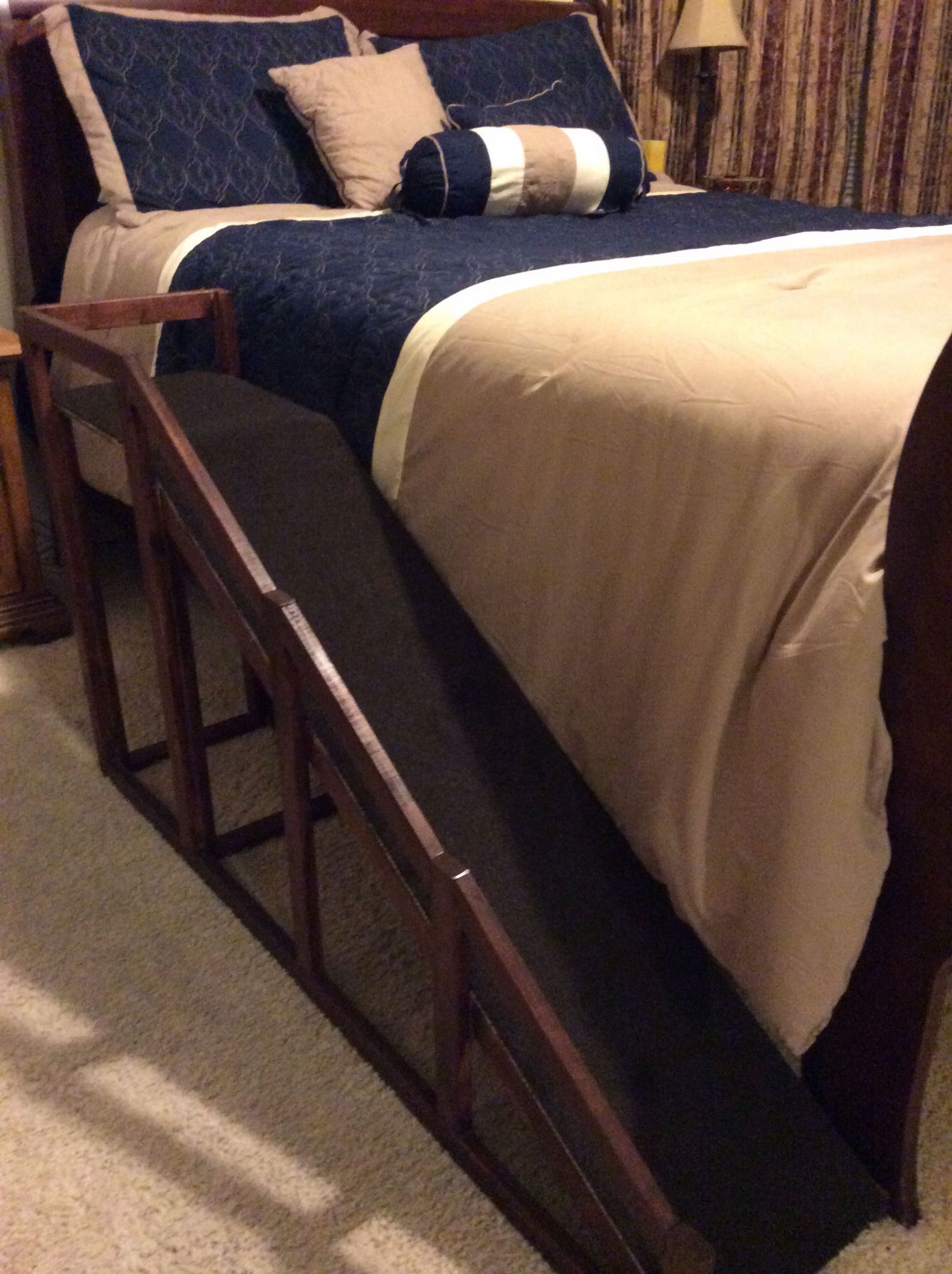 DIY Dog Ramp For High Bed
 Ramp for dog My dog could not jump into the bed so my