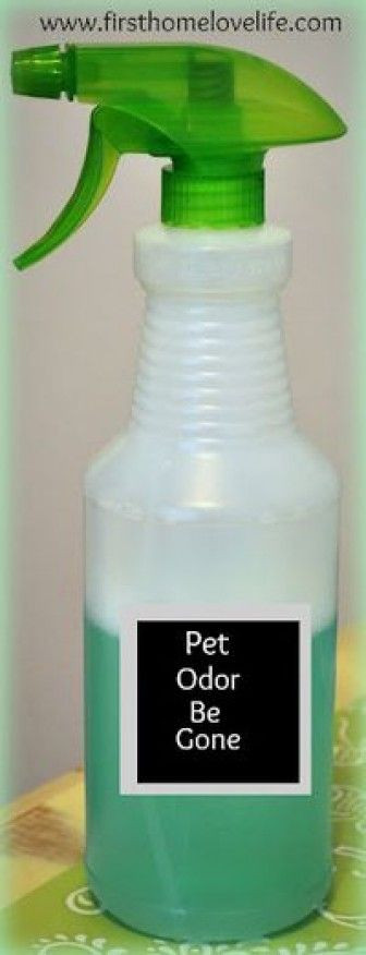 DIY Dog Urine Odor Remover
 DIY Pet Urine Odor Remover another pinner wrote I know