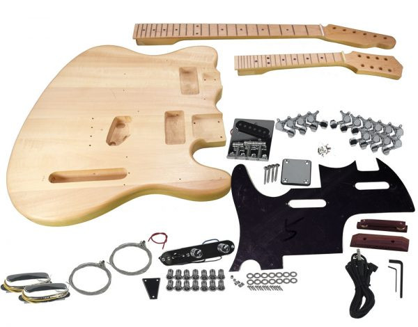 DIY Double Neck Guitar Kit
 Solo Tele & Mandolin Double Neck DIY Guitar Kit