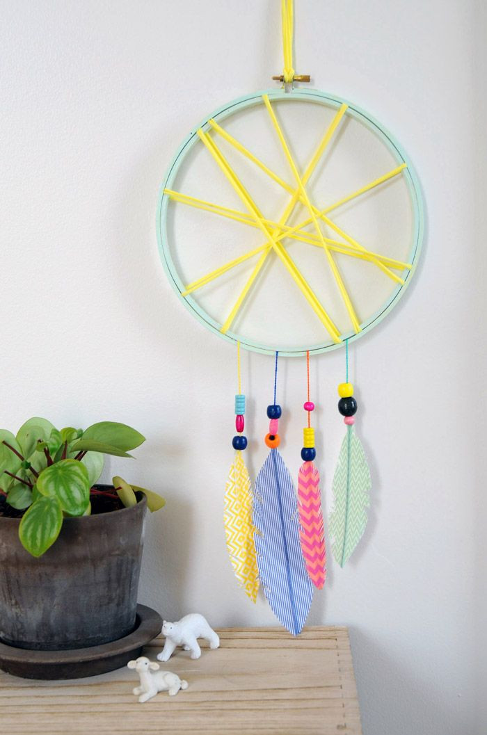 DIY Dream Catcher For Kids
 How do you wish away your four year old’s bad dreams