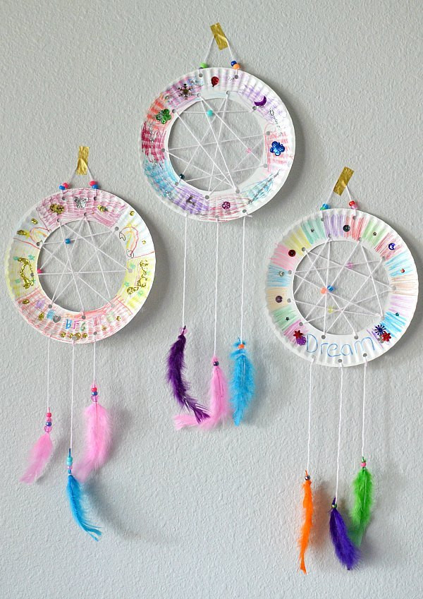 DIY Dream Catcher For Kids
 10 Fun Feather Crafts For Kids diy Thought