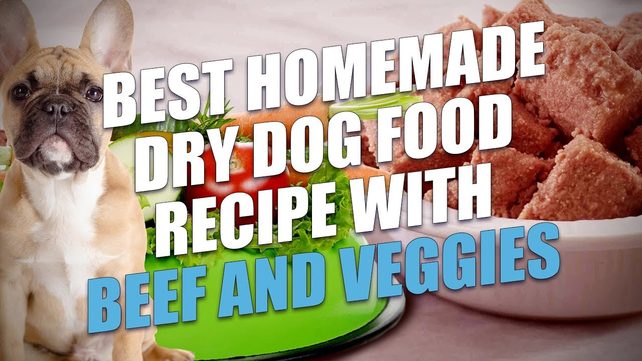 DIY Dry Dog Food
 Best Homemade Dry Dog Food Recipe with Beef and Veggies