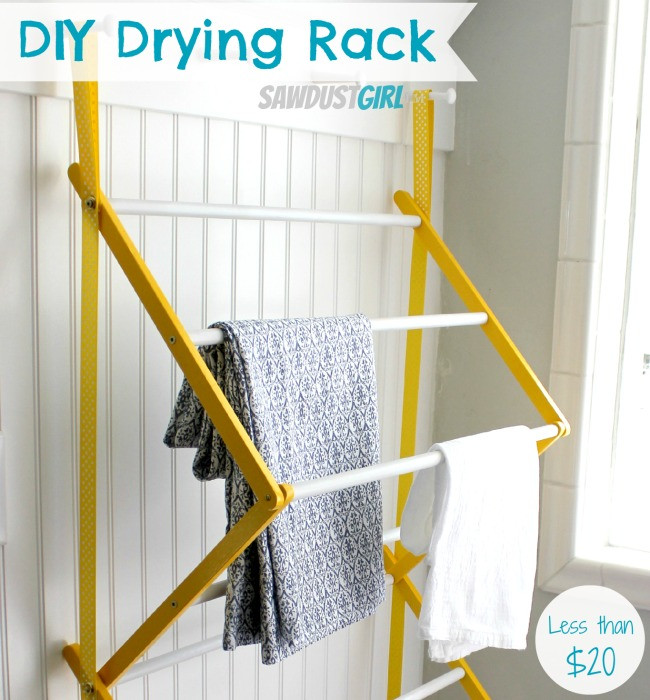 DIY Drying Racks
 DIY Drying Rack Sawdust Girl