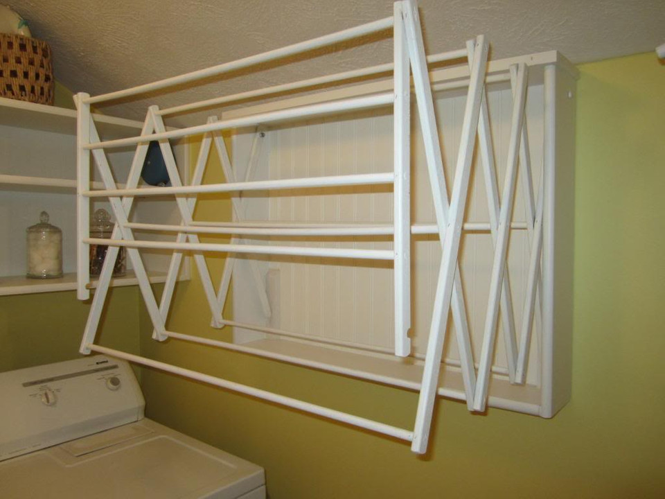 DIY Drying Racks
 Make Your Own Laundry Room Drying Rack–Easy DIY Project
