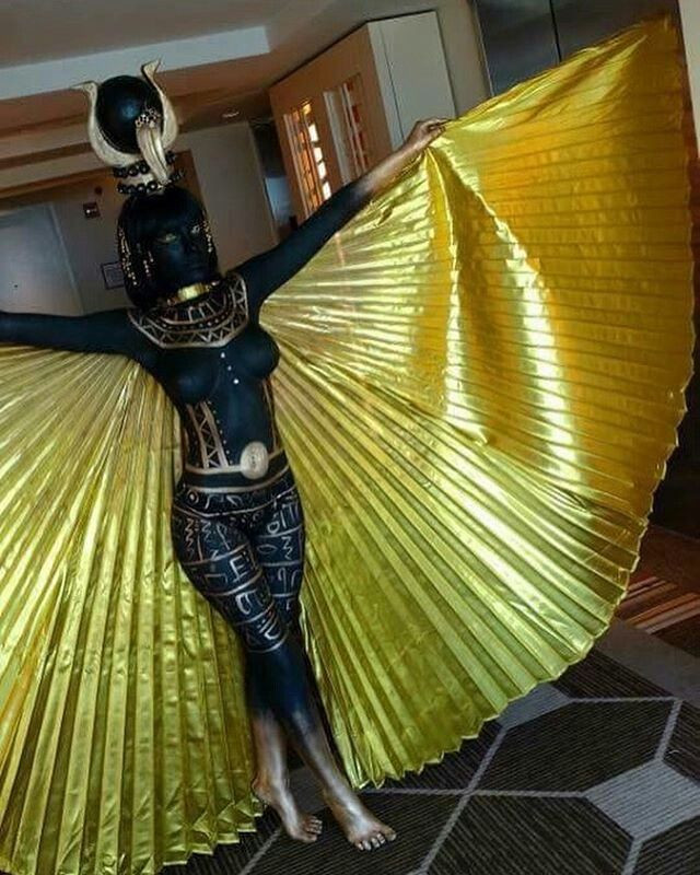 DIY Egyptian Goddess Costume
 goldshorty ☼ ☾ Capes Raincapes nel 2019