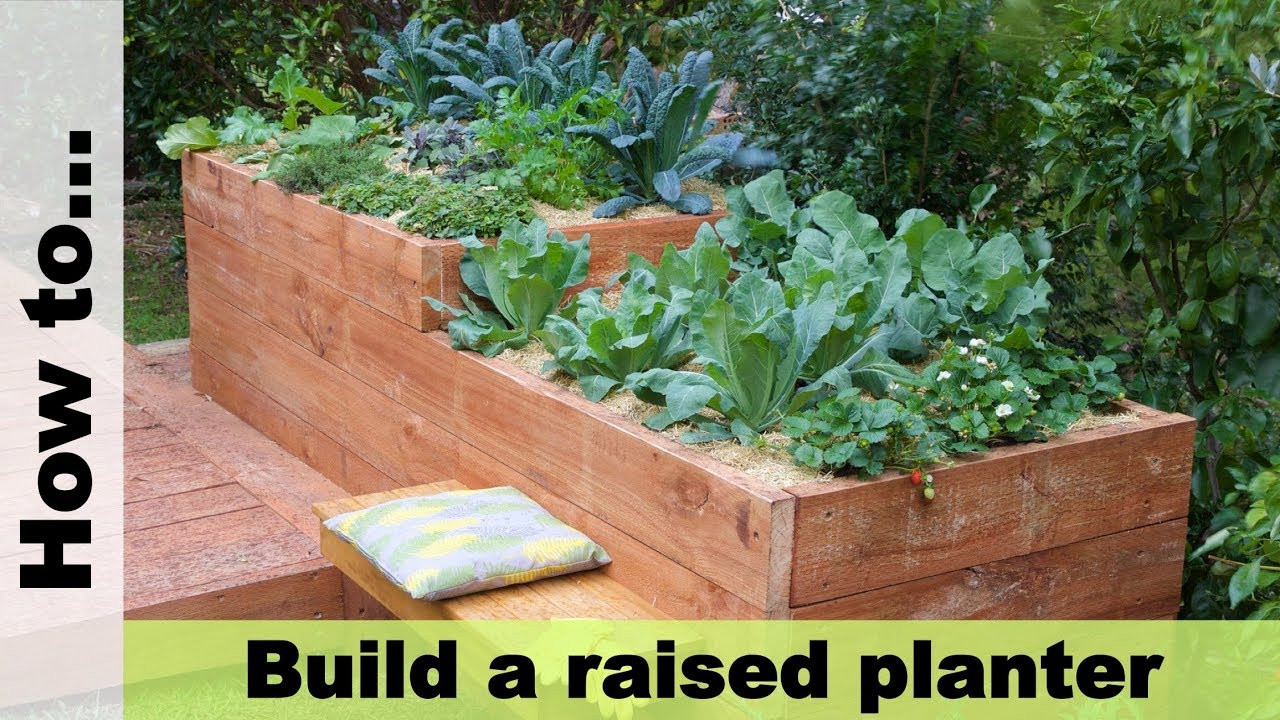 DIY Elevated Planter Box
 DIY Raised planter box